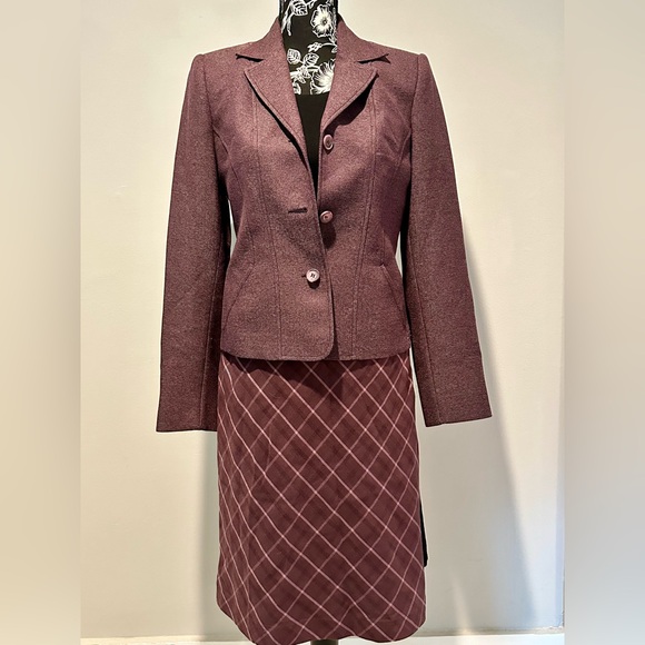 Vintage H&M purple herringbone blazer - Picture 1 of 10